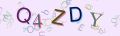 This is a captcha-picture. It is used to prevent mass-access by robots. (see: www.captcha.net)