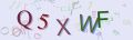 This is a captcha-picture. It is used to prevent mass-access by robots. (see: www.captcha.net)