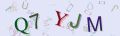 This is a captcha-picture. It is used to prevent mass-access by robots. (see: www.captcha.net)
