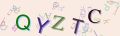 This is a captcha-picture. It is used to prevent mass-access by robots. (see: www.captcha.net)