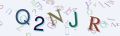 This is a captcha-picture. It is used to prevent mass-access by robots. (see: www.captcha.net)