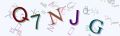 This is a captcha-picture. It is used to prevent mass-access by robots. (see: www.captcha.net)